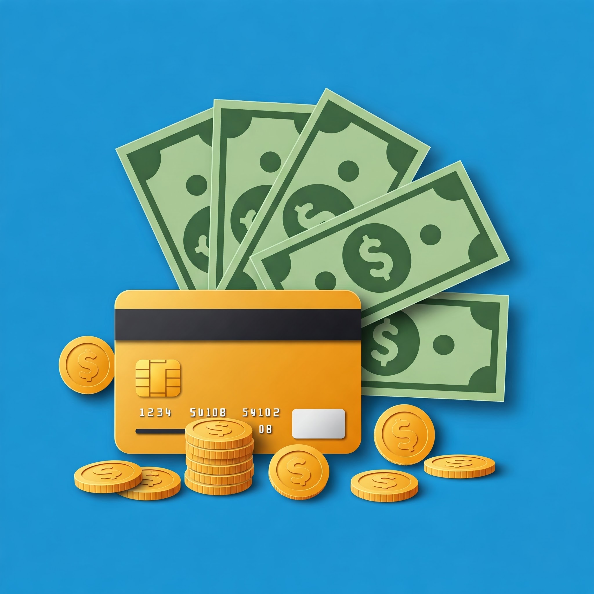 Abstract representing credit score