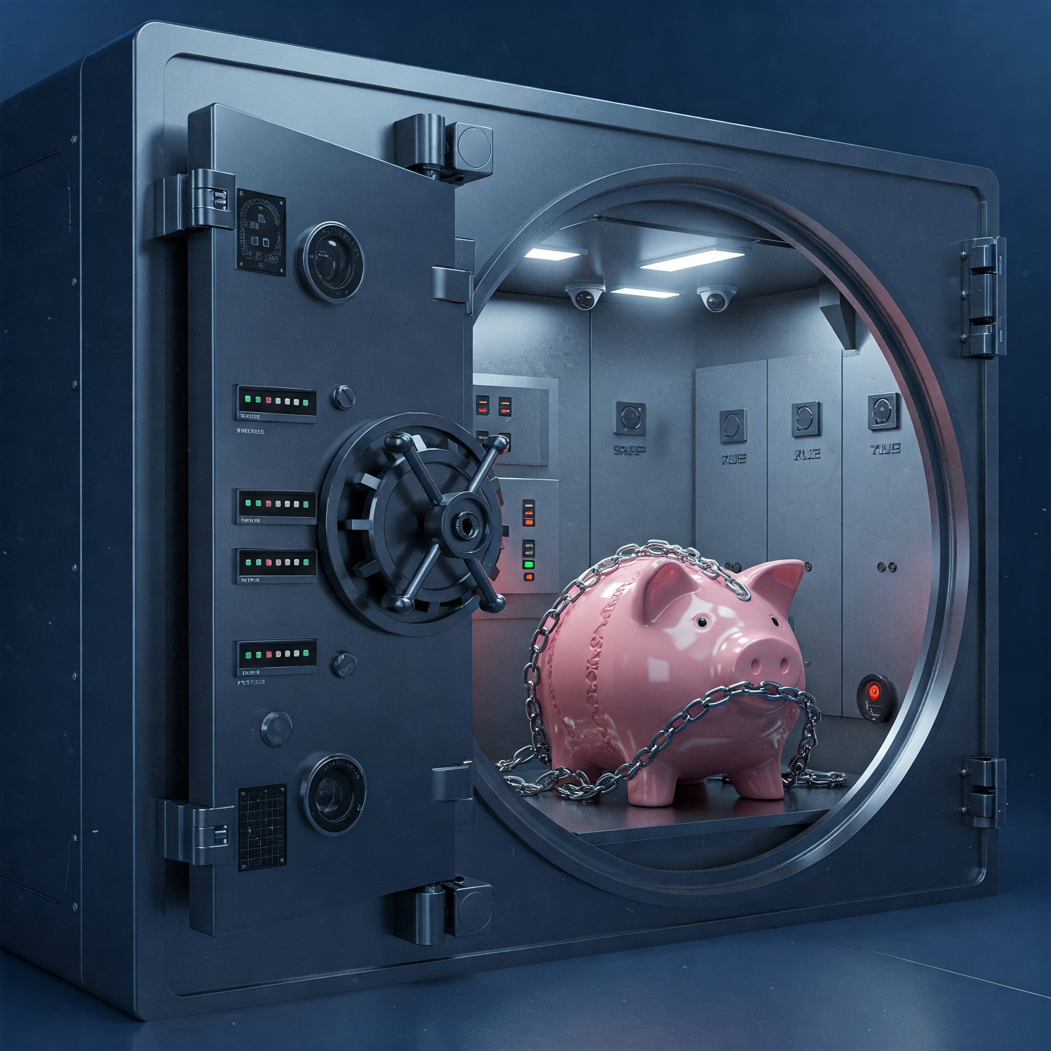 Piggy bank representing savings